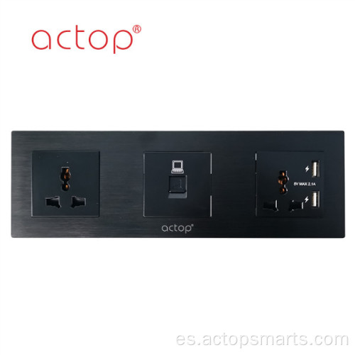 Panel de interruptores de control ACTOP para hotel